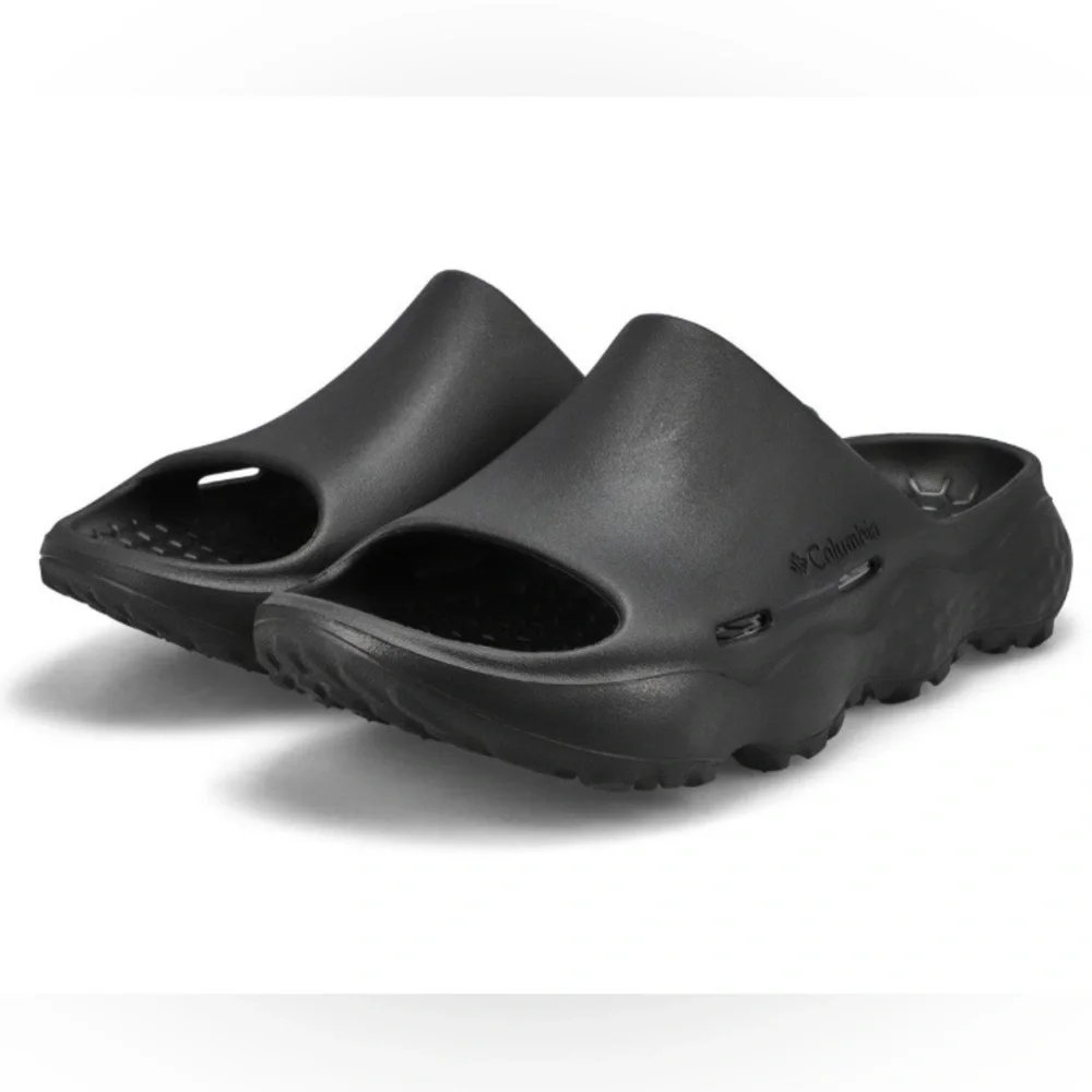 Columbia Black Comfort Slides, Thrive Revive Men, Unisex, Men 5.5, Women 7 - Picture 1 of 7